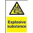 Explosive Substance Sign