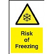 Risk Of Freezing Sign