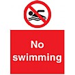 No Swimming Sign