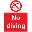 No Diving Sign