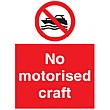 No Motorised Craft Sign