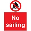 No Sailing Sign