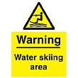 Warning Water Skiing Area Sign