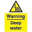 Warning Deep Water Sign