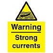 Warning Strong Currents Sign