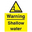 Warning Shallow Water Sign