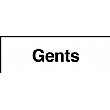 Gents Sign