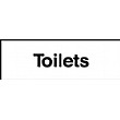 Toilets Sign