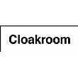 Cloakroom Sign