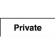 Private Sign