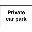 Private Car Park Sign