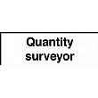Quantity Surveyor Sign