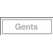 Clearview Gents Sign