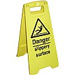 Danger Slippery Surface Floor Sign