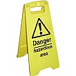 Danger Hazardous Area Floor Sign