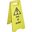 Out Of Order Floor Sign