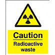 Caution Radioactive Waste Sign