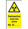 Radioactive Sources Store No.S/ Sign