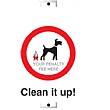Clean It Up Sign