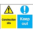 Construction Site Keep Out Sign