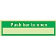 Push Bar To Open Gemglow Sign