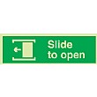 Slide (Left) To Open Gemglow Sign