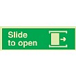 Slide (Right) To Open Gemglow Sign