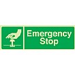 Emergency Stop Gemglow Sign