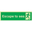 Escape To Sea Gemglow Sign