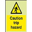 Caution Trip Hazard Gemglow Sign