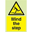 Mind The Step Gemglow Sign