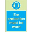 Ear Protection Must Be Worn Gemglow Sign