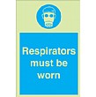 Respirators Must Be Worn Gemglow Sign