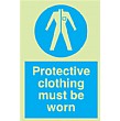 Protective Clothing Must Be Worn Gemglow Sign