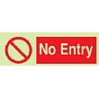 No Entry Gemglow Sign