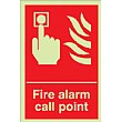 Fire Alarm Call Point Gemglow Sign