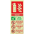 Water Extinguisher Gemglow Sign