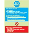 Fire Action Gemglow Sign