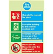 Fire Action 3 Gemglow Sign