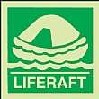 Gemglow Liferaft Sign