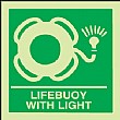Gemglow Lifebuoy With Light Sign