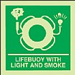 Gemglow Lifebuoy With Light And Smoke Sign