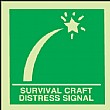 Gemglow Survival Craft Distress Signal Sign