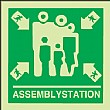 Gemglow Assembly Station Sign