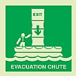 Gemglow Evacuation Chute Sign