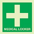 Gemglow Medical Locker Sign