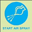 Gemglow Start Air Spray Sign