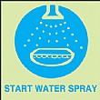 Gemglow Start Water Spray Sign