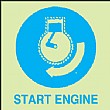 Gemglow Start Engine Sign