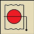 Gemglow Fire Damper In Vent Duct Sign